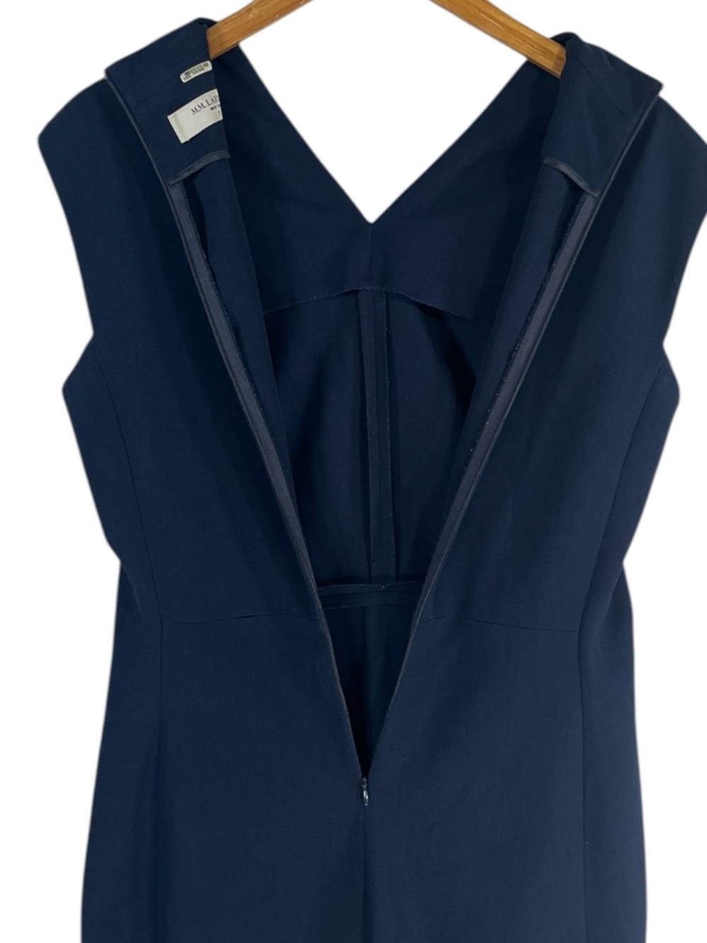 M.M. LaFleur The Aditi Sleeveless Sheath Dress size 0 in Navy - Picture 8 of 9